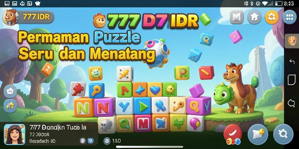 Tampilan gameplay menarik dari 777IDR dalam aksi Puzzle.
