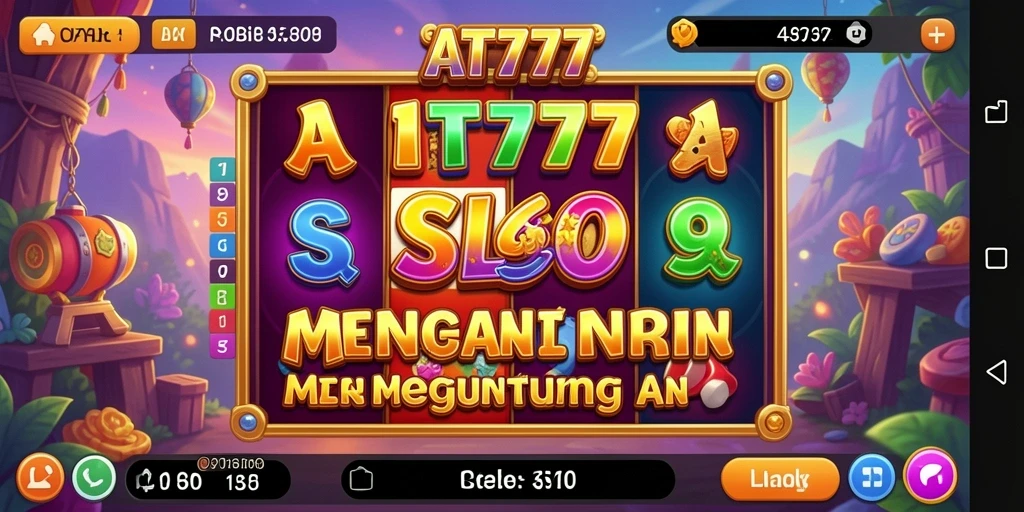Screenshot gameplay AT777 menampilkan tampilan slot yang menarik dan efek visual yang menakjubkan.