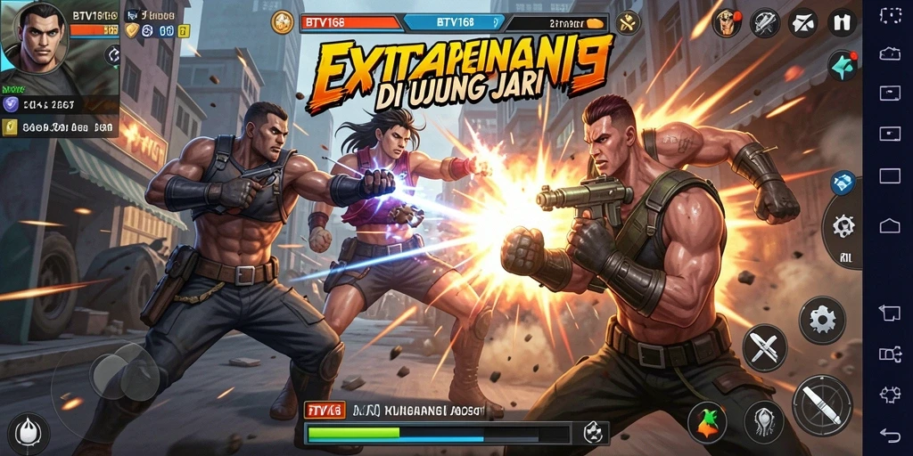 Tampilan pertarungan seru dan grafis memukau dalam BTV168.
