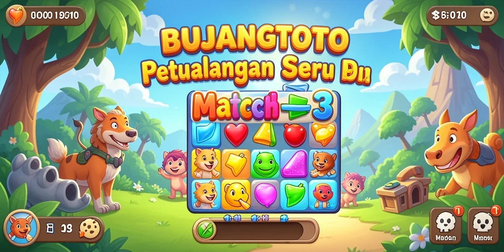 Tampilan menarik gameplay BUJANGTOTO yang penuh warna.