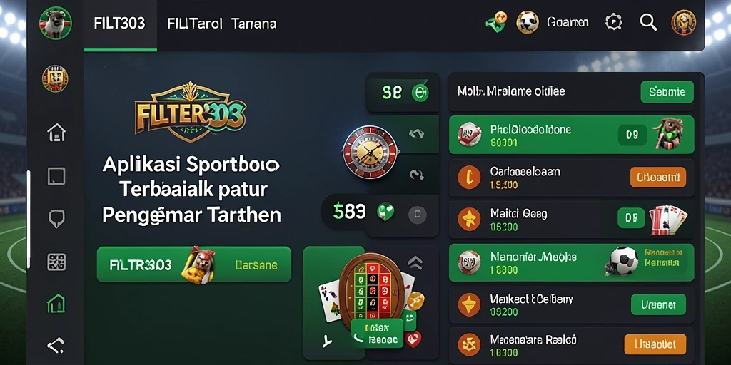 Tampilan menarik dari gameplay taruhan olahraga di FILTER303.