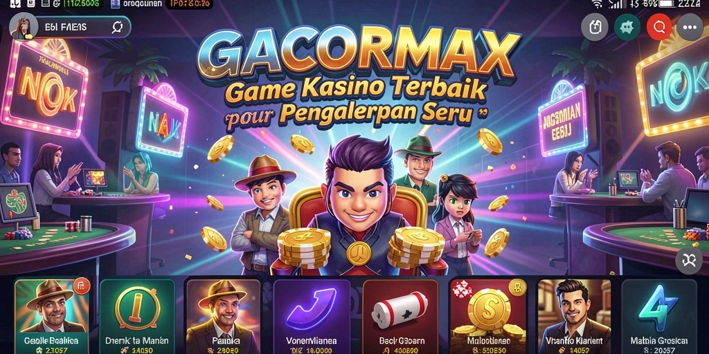 Tampilan menarik dalam gameplay Kasino GACORMAX yang mendebarkan.