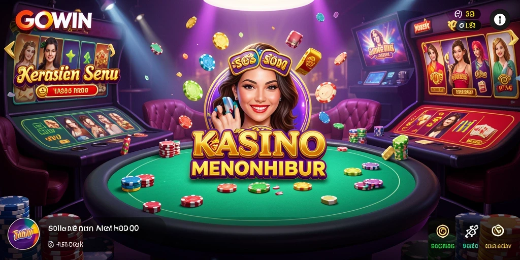 Gameplay kasino yang menarik dan menyenangkan di GOWIN.