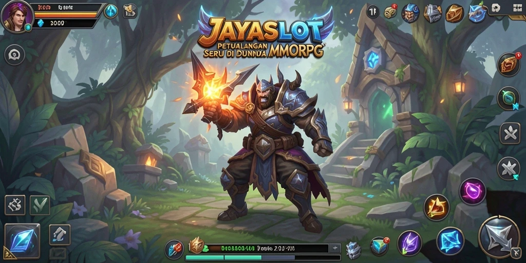 Tampilan gameplay MMORPG yang menarik dari JAYASLOT.