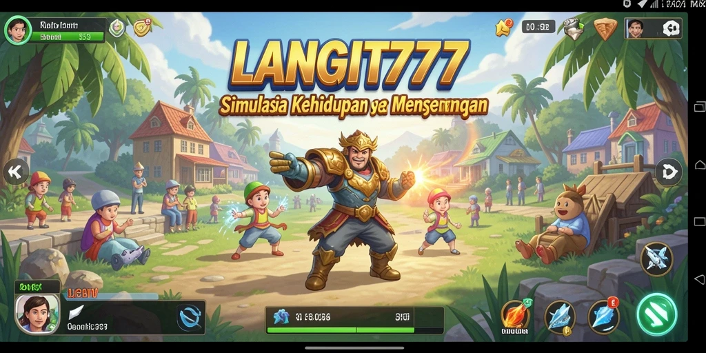 Tampilan gameplay <strong>LANGIT777</strong> yang menarik dengan interaksi sosial yang dinamis.