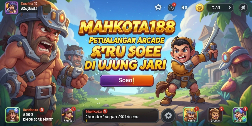 Tangkapan layar <strong>MAHKOTA188</strong> menampilkan aksi seru dalam gameplay arcade.