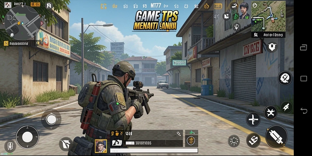 Screenshot gameplay MT777 menampilkan aksi pertempuran yang mendebarkan.