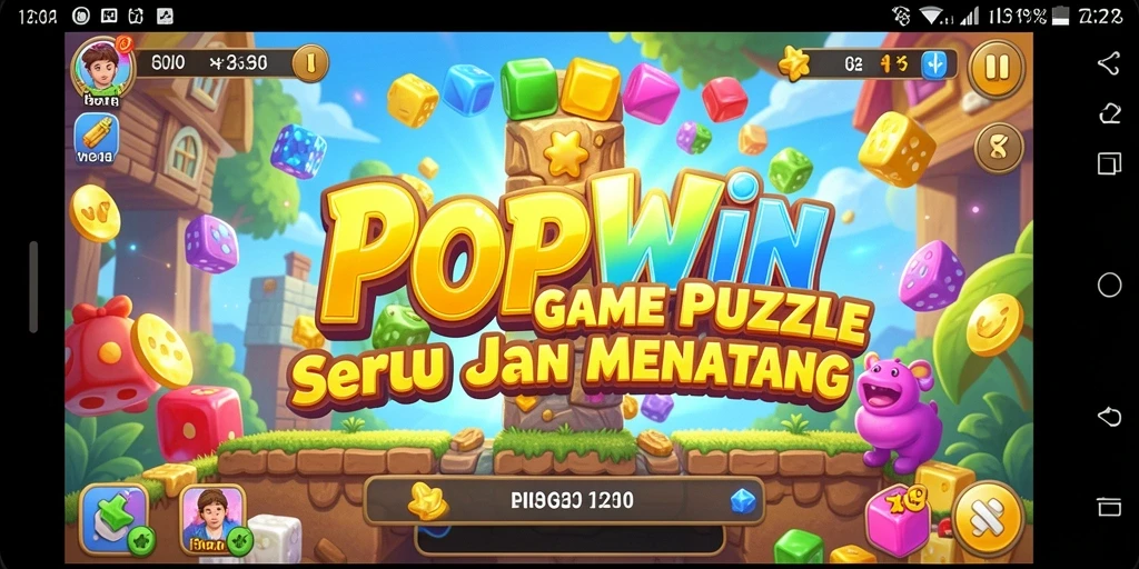 Tampilan gameplay seru dan penuh warna dari <strong>POPWIN</strong>.
