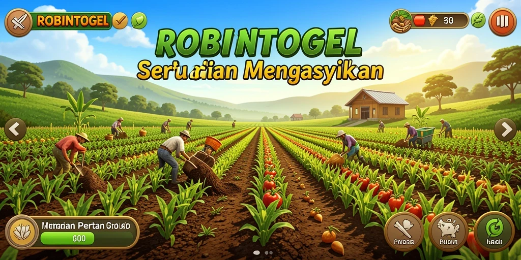 Tampilan gameplay <strong>ROBINTOGEL</strong> yang menarik dan penuh warna.