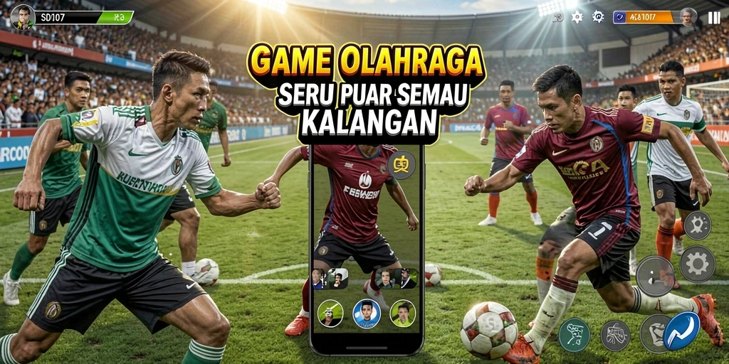 Tangkapan layar gameplay menarik dari SD107, menampilkan aksi olahraga seru.
