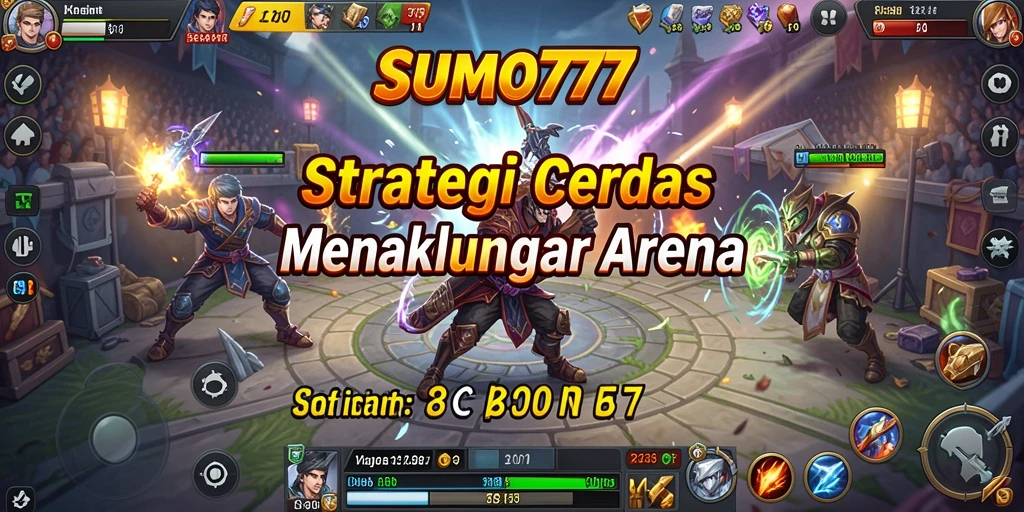 Tampilan gameplay SUMO777 yang mendebarkan dan strategis.